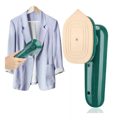 Mini Plancha Portátil A Vapor Verde